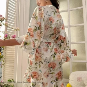 Peignoir femme style kimono pour les journées printanières