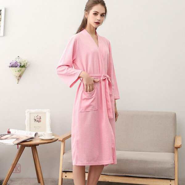 Peignoir Kimono Femme Rose élégant et confortable