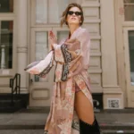 Peignoir long pour femme élégant