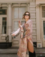 Vêtement de détente long pour femme