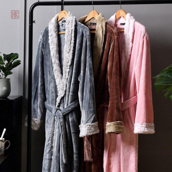 Peignoir homme en kimono, idéal pour la détente