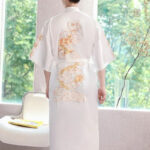 Vêtement d'intérieur masculin, style kimono, été léger