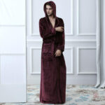 Peignoir homme chaud pour l'hiver