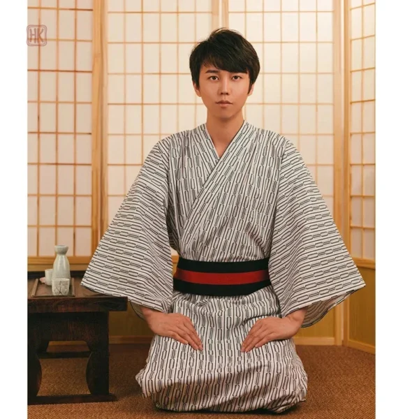 Peignoir samouraï pour homme, parfait pour la détente