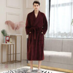 Peignoir homme luxe velours kimono élégant