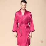 Peignoir Kimono Homme en rose