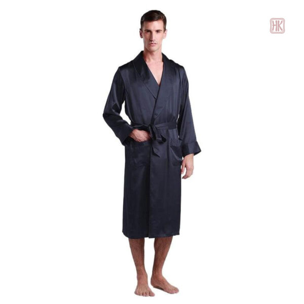 Peignoir kimono homme au toucher soyeux