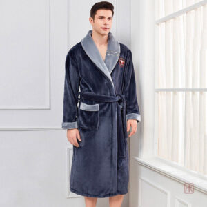 Peignoir Kimono Homme Tout Doux en tissu confortable