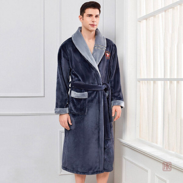 peignoir-homme-tout-doux-1 Peignoir Kimono Homme Tout Doux en tissu confortable