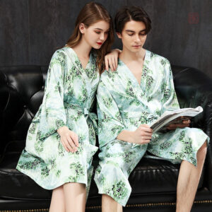 Peignoir japonais en tissu léger pour homme