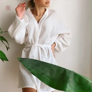 Peignoir Kimono Coton Femme Sexy