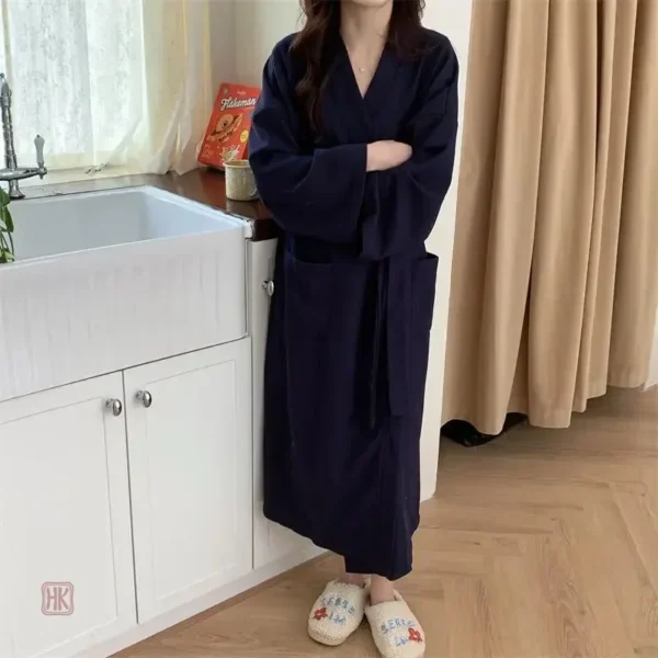 peignoir-kimono-coupe-ample-1 Peignoir Kimono Femme Ample en tissu léger