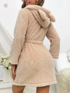 Peignoir femme style lapin mignon