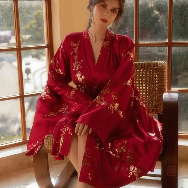 Kimono féminin idéal pour la maison
