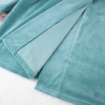 Peignoir à effet velouté pour un look raffiné