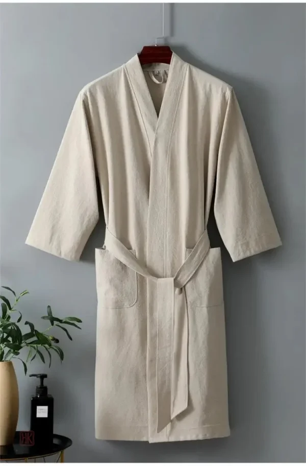Kimono en lin pour une allure raffinée