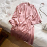 Peignoir Kimono Femme en Soie