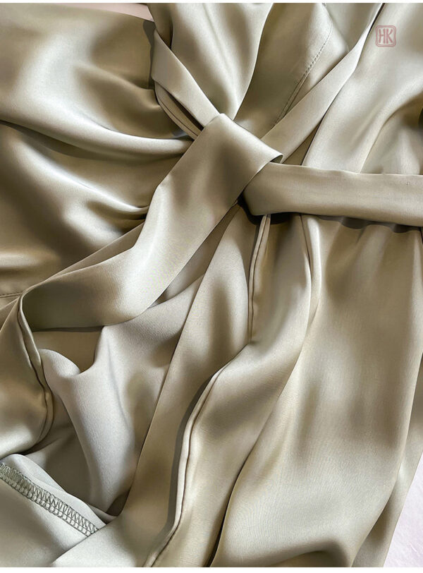 Peignoir Doux et Chic Vert