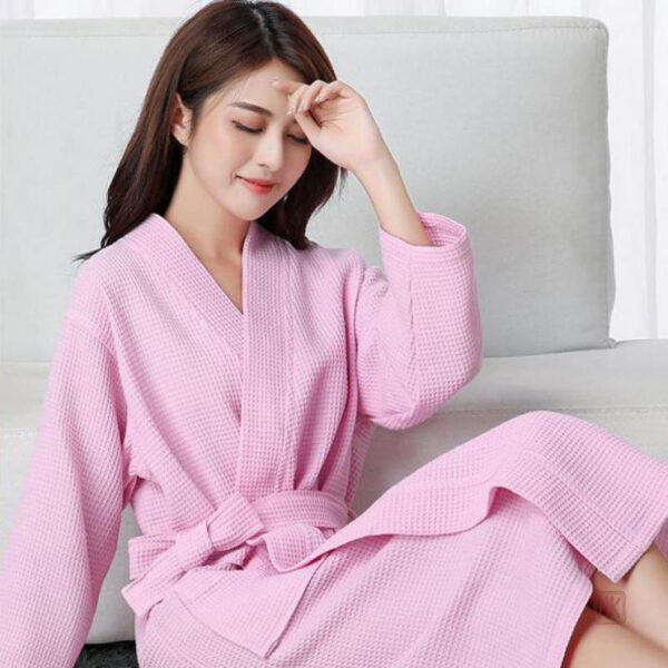 peignoir-kimono-femme-en-satin-et-velour-1 Peignoir Kimono Femme en Satin et Velours
