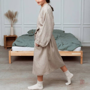 Kimono en soie, peignoir pour femme, douceur et légèreté