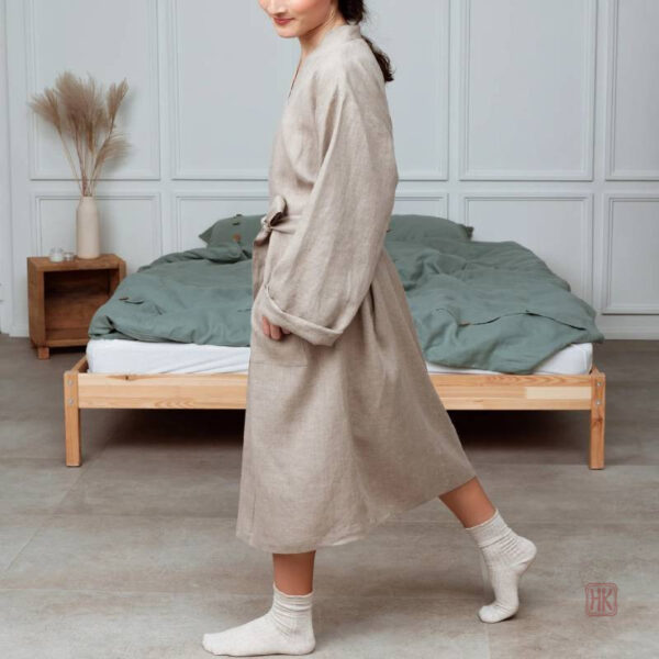 Kimono en soie, peignoir pour femme, douceur et légèreté