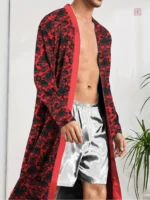 Pyjama homme avec design kimono, parfait pour se détendre