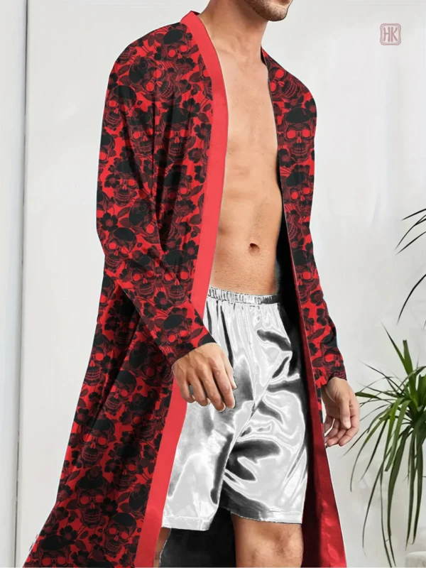 Pyjama homme avec design kimono, parfait pour se détendre