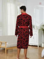 Vêtement de nuit homme, peignoir kimono doux et pratique