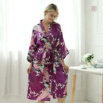 Peignoir kimono femme confortable et élégant en grande taille