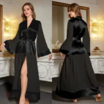 Peignoir femme avec ceinture pour un ajustement parfait