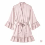 Style kimono féminin avec motifs estivaux raffinés