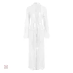 Kimono sexy avec détails en dentelle