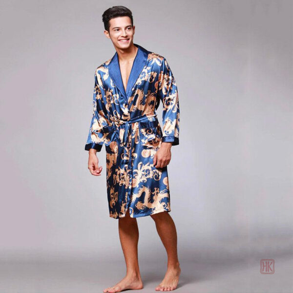 peignoir-kimono-soie-homme-1 Peignoir kimono en soie pour homme