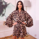 Peignoir Kimono Tigre élégant pour femme