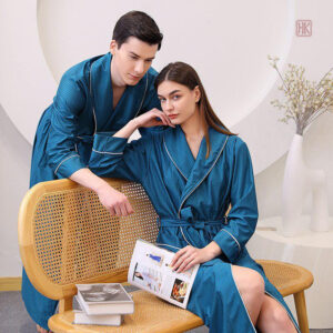 Peignoir kimono homme idéal pour après la baignade