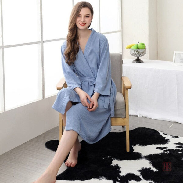 Peignoir confortable en tissu doux pour femme
