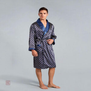 Peignoir Kimono Homme en Satin Premium