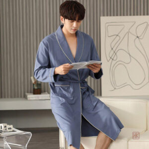 Peignoir kimono homme idéal pour la sortie de bain