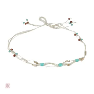 Ceinture design ornée de perles pour un look élégant
