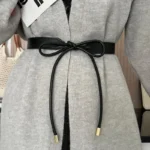 Ceinture féminine à nouer, accessoire chic et moderne
