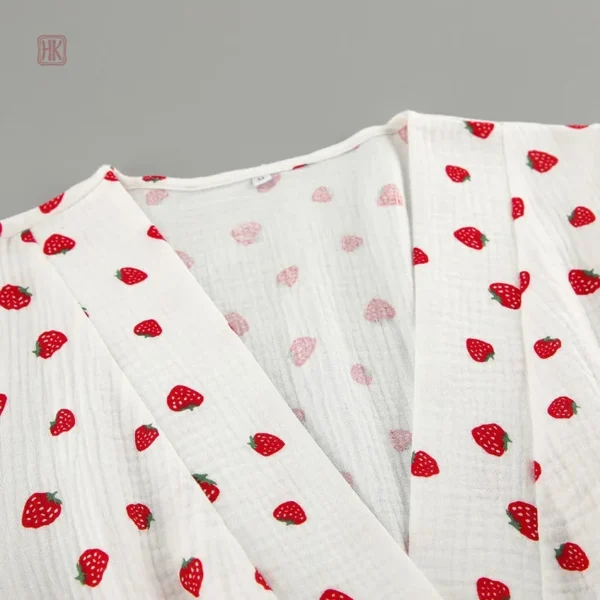 Kimono en coton avec coupe élégante