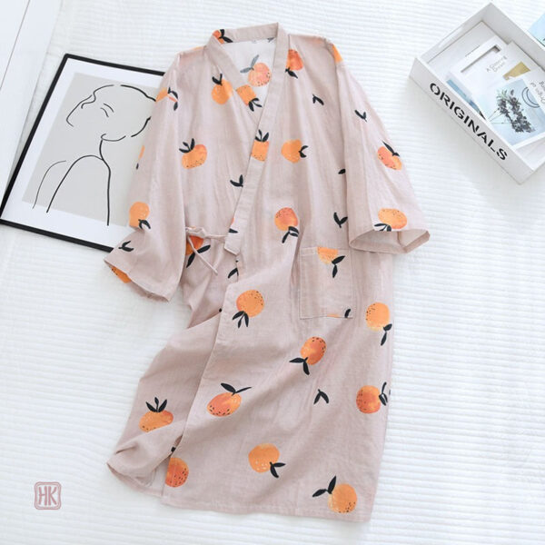 Pyjama léger inspiré de la mode japonaise