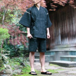 Pyjama Jinbei Homme en style kimono traditionnel