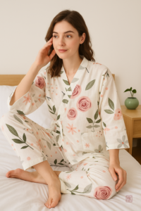 Kimono Blanc pour nuit confortable