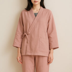 Pyjama Kimono Rose Chaud pour Femme