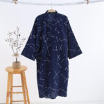 Kimono étoilé pour homme, idéal pour des nuits relaxantes
