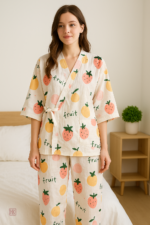 Pyjama Kimono Femme en Coton