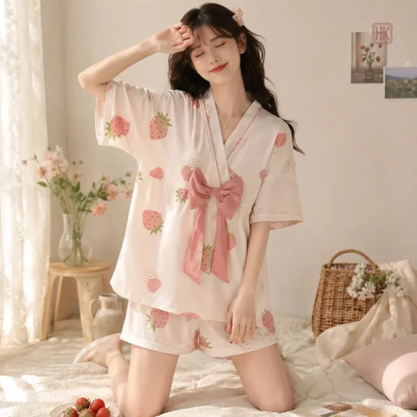 pyjama-kimono-d-ete-leger-1 Pyjama Kimono Été Léger pour femme