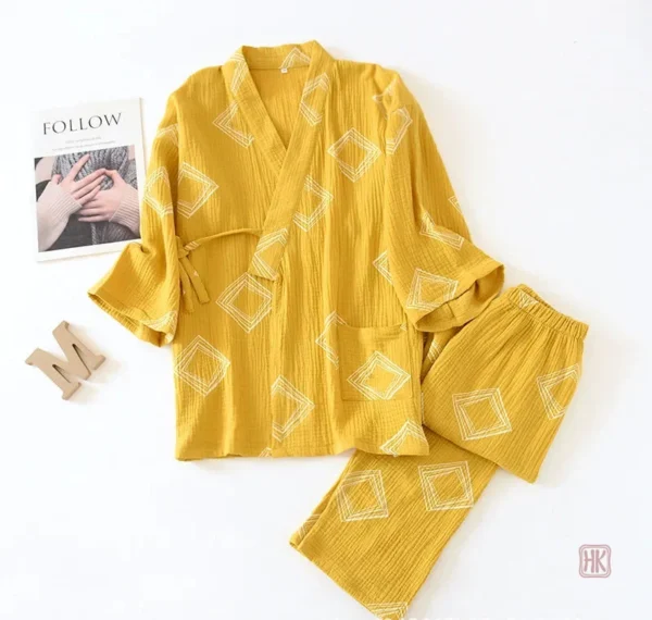 Pyjama kimono respirant pour l'été