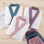 Kimono Doux en Coton pour Soirée Relaxante